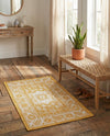 Tribal Terrace Treasures Collection Area Rug -  Incan Isle (Yellow) Rectangle Yellow  lifestyle 33