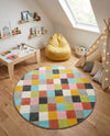 Wonder Tykes Collection Area Rug -  Mythic Round Multi  lifestyle 37