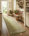 Soho Elegance Collection Area Rug -  Mercer (Green) Runner Green  lifestyle 52