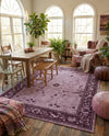 Horizon Collection Area Rug -  Apex (Purple) Rectangle Purple  lifestyle 15