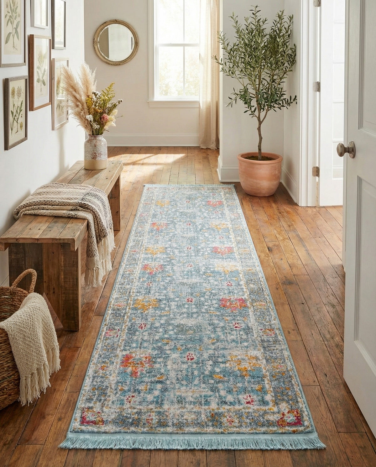 Arcadia Rugs Collection Area Rug -  Olympus Runner Blue  lifestyle 151