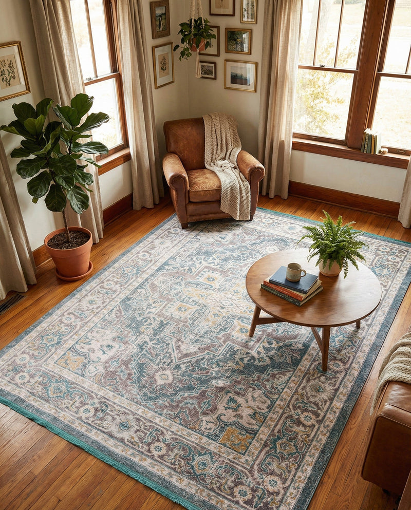 Caribbean Breeze Collection Area Rug -  Andros Rectangle Gray  lifestyle 40