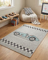 Wonder Tykes Collection Area Rug -  Confetti Rectangle Gray  lifestyle 3
