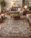Riviera Elegance Collection Area Rug -  Eze Rectangle Brown  lifestyle 41