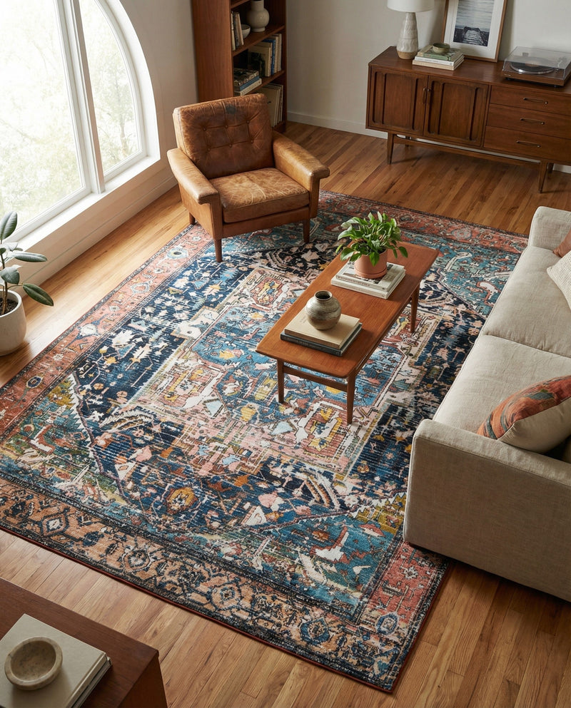 Casablanca Tapestry Collection Area Rug - Fes Rectangle Multi  lifestyle 66