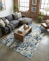 Aegean Elegance Washables Collection Area Rug -  Andros Rectangle Gray Navy Green  lifestyle 23