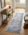 Coastal Manor Collection Area Rug -  Seagrove Runner Dark Blue  lifestyle 57