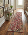 Neptune Elegance Collection Area Rug -  Galatea (Burgundy) Runner Burgundy  lifestyle 37