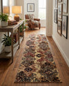 Bistro Lounge Collection Area Rug -  Piccolo Runner Beige  lifestyle 72