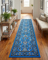 Isfahan Elegance Collection Area Rug - Naghsh-e Jahan (Dark Blue) Runner Dark Blue  lifestyle 51