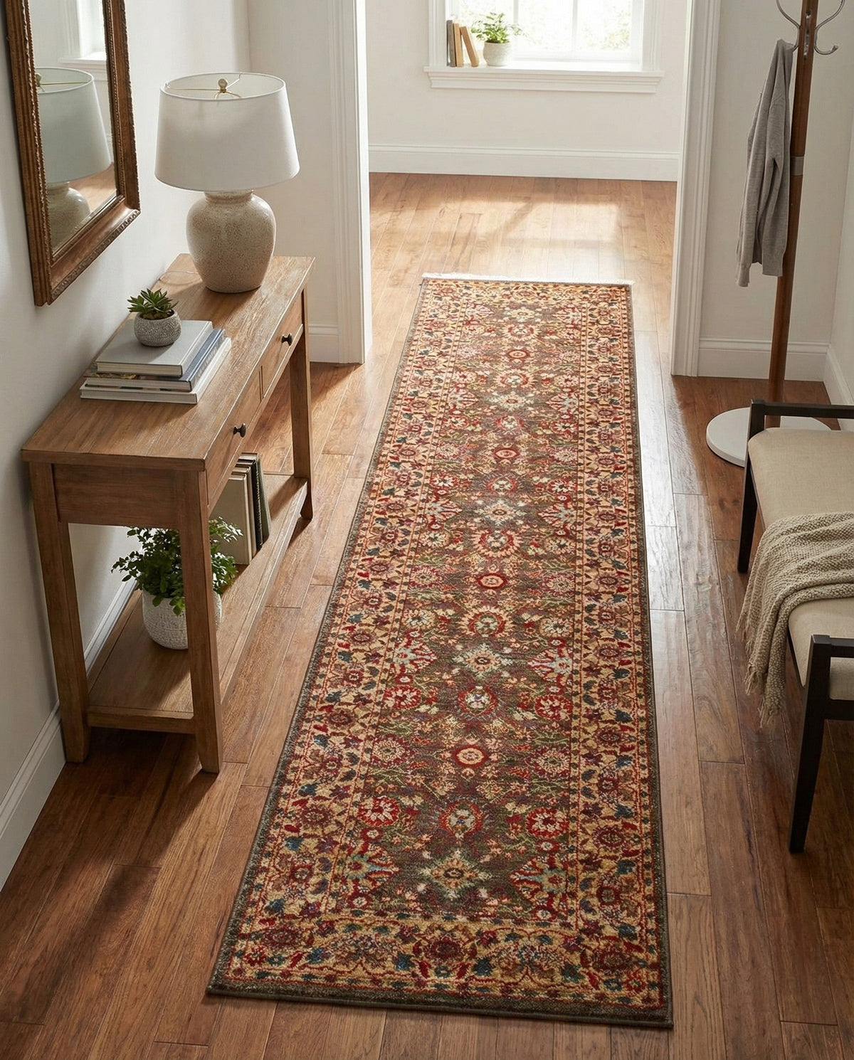 Chelsea Elegance Collection Area Rug -  Osterley Runner Light Brown  lifestyle 188