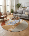Urban Terrace Collection Area Rug -  Deck Round Multi  lifestyle 70