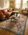 Brighton Terrace Collection Area Rug -  Rottingdean (Multi) Rectangle Multi  lifestyle 7