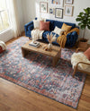 Zahara Oasis Collection Area Rug -  Nador Rectangle Navy Blue  lifestyle 8