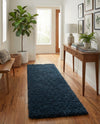 Eternal Plush Oasis Collection Area Rug -  Tranquility (Cobalt) Runner Cobalt  lifestyle 70