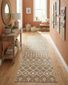 Marrakech Lattice Collection Area Rug - Medina (Beige) Runner Beige  lifestyle 30