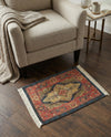 Persian Elegance Collection Area Rug -  Golestan Rectangle Navy Blue  lifestyle 64