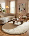 Majestic Manor Collection Area Rug - Versailles (Bone) Oval Bone  lifestyle 62