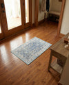 Savannah Series Collection Area Rug -  Beaufort Rectangle French Blue  lifestyle 49