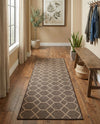 Sahara Sands Collection Area Rug -  Faiyum Runner Brown  lifestyle 76