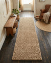 Cozy Comfort Shag Collection Area Rug - Haven (Khaki) Runner Khaki  lifestyle 77
