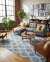 Aegean Elegance Washables Collection Area Rug -  Tinos Rectangle Ivory  lifestyle 51