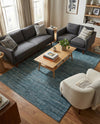 Bloomsbury Elegance Collection Area Rug -  Kensington (Blue) Rectangle Blue  lifestyle 14