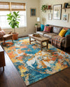 Colorburst Oasis Collection Area Rug -  Chroma Rectangle Multi  lifestyle 17