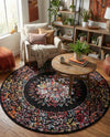Brighton Terrace Collection Area Rug -  Withdean Round Multi  lifestyle 60