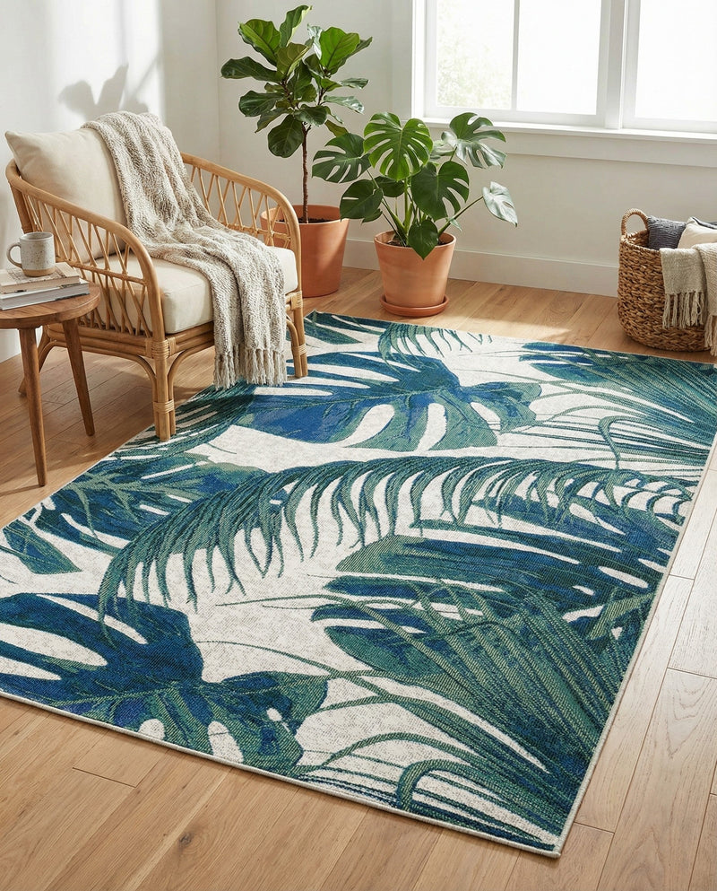 Meadow Breeze Collection Area Rug -  Clover Rectangle Ivory  lifestyle 16