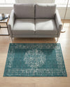 Copenhagen Comfort Collection Area Rug -  Helsingør Rectangle Blue  lifestyle 29