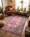 Maranta Collection Area Rug - Paramaribo Rectangle Pink  lifestyle 3