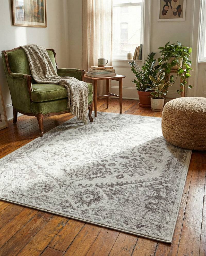 Cambridge Classics Collection Area Rug -  Fitzwilliam (Cream) Rectangle Cream  lifestyle 22
