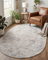 Cambridge Classics Collection Area Rug -  Magdalene (Gray) Oval Gray  lifestyle 60