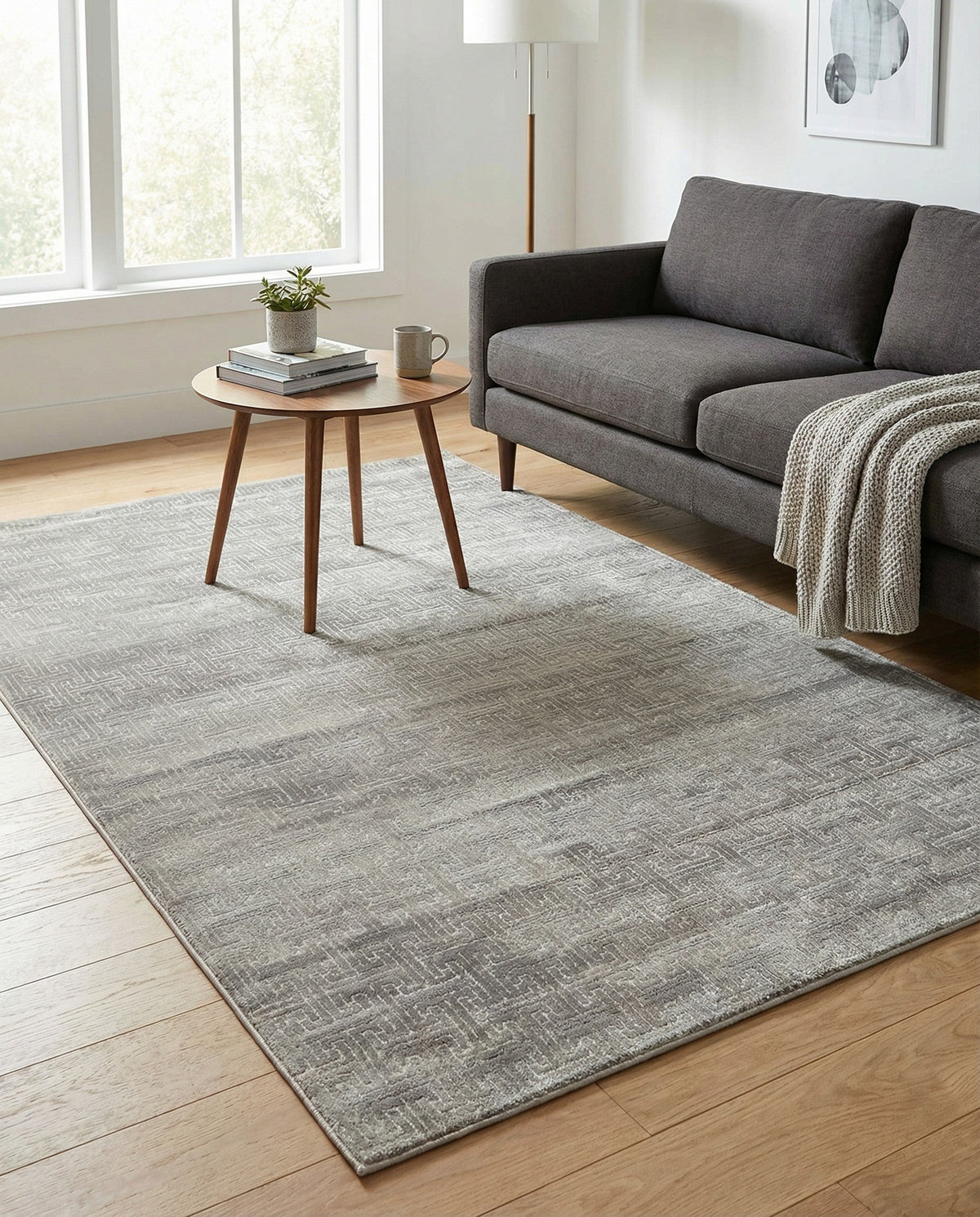 Metro Heights Collection Area Rug -  Hamilton Rectangle Gray  lifestyle 16