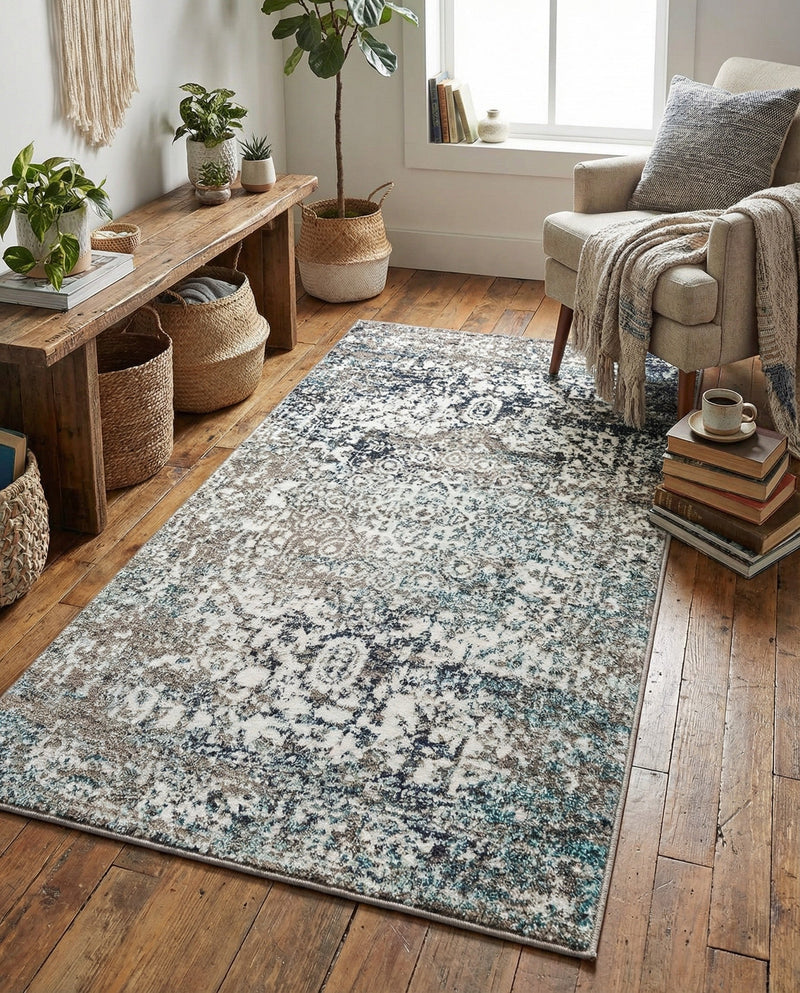 Georgetown Rugs Collection Area Rug - Dupont (Gray) Rectangle Gray  lifestyle 22