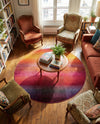 Marrakesh Elegance Collection Area Rug -  Azrou Round Multi  lifestyle 33