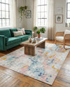 Lagoon Oasis Collection Area Rug -  Seagrass Rectangle Multi  lifestyle 12