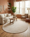 Bloomsbury Elegance Collection Area Rug -  Kensington (Ivory) Oval Ivory  lifestyle 77
