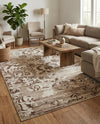 Andes Summit Collection Area Rug -  Huascarán Rectangle Chocolate Brown  lifestyle 7