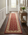 Jaipur Elegance Collection Area Rug -  Nahargarh (Red) Runner Red  lifestyle 85