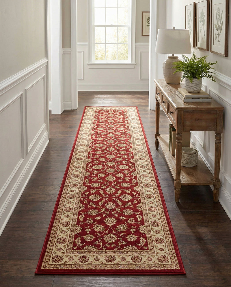 Jaipur Elegance Collection Area Rug -  Nahargarh (Red) Runner Red  lifestyle 85
