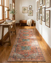 Heritage Elegance Collection Area Rug -  Windsor (Rust Red) Runner Rust Red  lifestyle 81