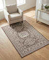 Tribal Terrace Treasures Collection Area Rug -  Incan Isle (Brown) Rectangle Brown  lifestyle 33