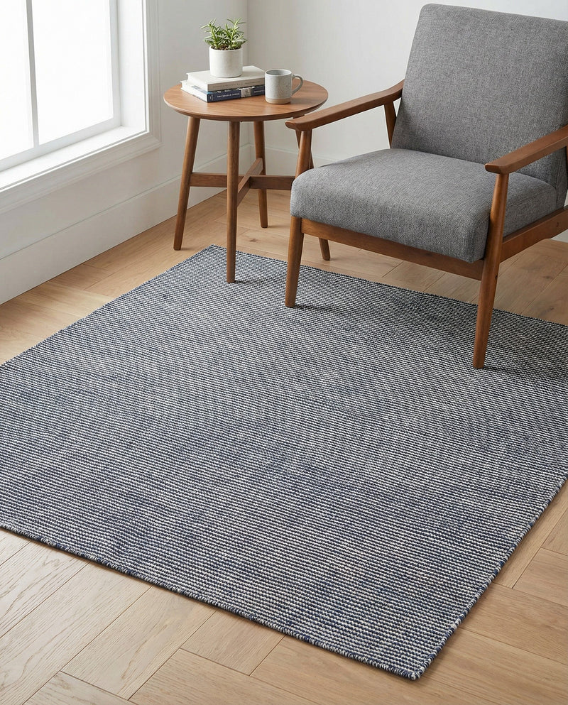 Jill Zarin Sedona Oasis Outdoor Collection Area Rug - Coconino (Navy Sky) Square Navy Sky  lifestyle 41