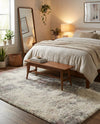Cozy Haven Shag Collection Area Rug -  Tranquility (Pink) Rectangle Pink  lifestyle 7