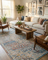 Coastal Haven Collection Area Rug - Seabreeze (Multi) Rectangle Multi  lifestyle 13