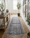 Bazaar Chic Collection Area Rug -  Asilah Runner Gray and Blue  lifestyle 51