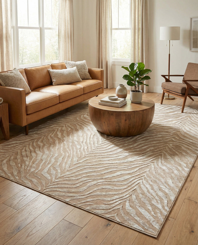 Bloomsbury Elegance Collection Area Rug -  Chelsea Rectangle Ivory Beige  lifestyle 47