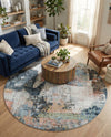 Aegean Elegance Washables Collection Area Rug -  Hydra Round Multi  lifestyle 79